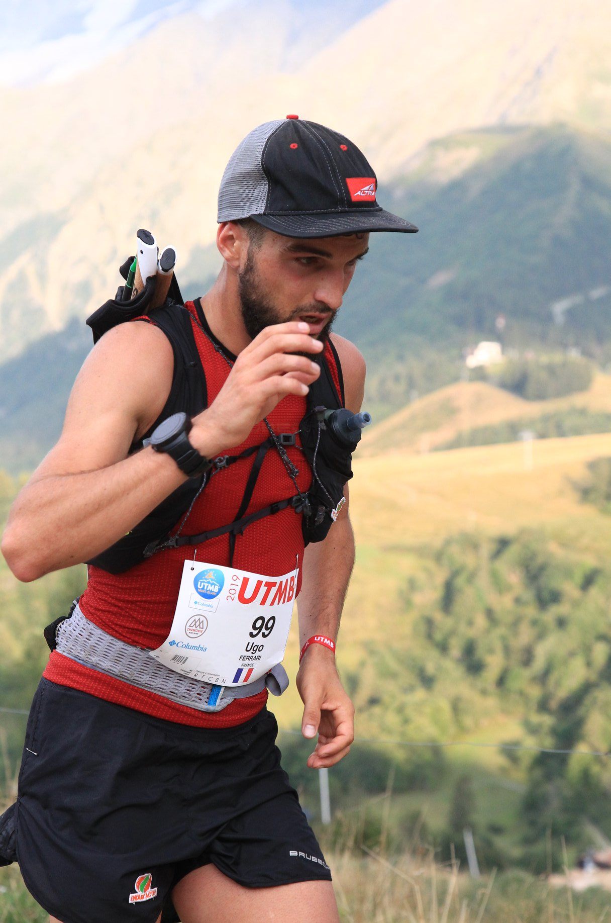 Déshydratation d'Ugo Ferrari à l'UTMB 2019
